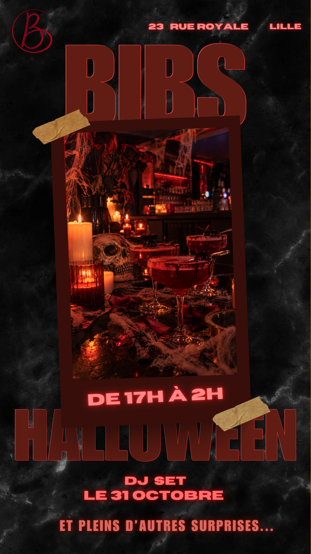Affiche : Soirée Halloween