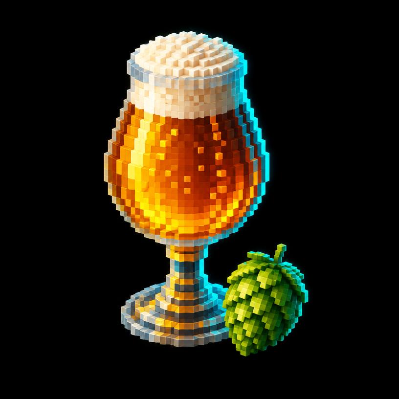 Illustration pixel art : Anosteke Saison