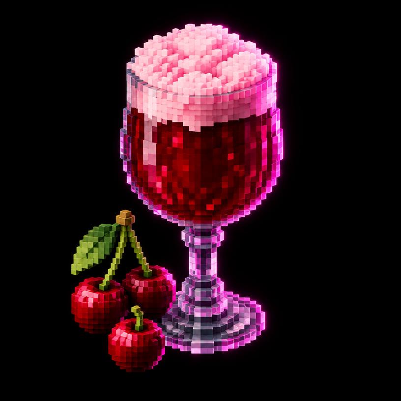 Illustration pixel art : Sigis Rouge