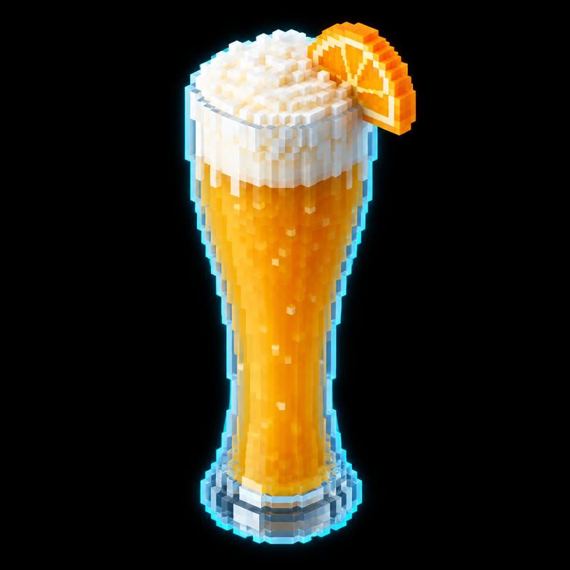 Illustration pixel art : Sigis Blanche