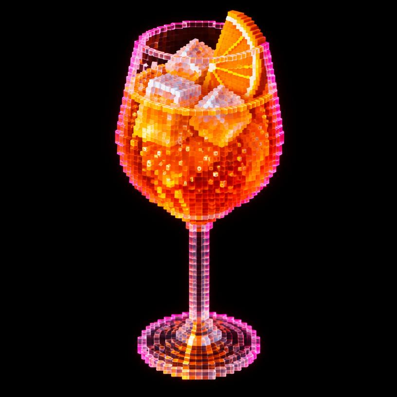 Illustration pixel art : Spritz